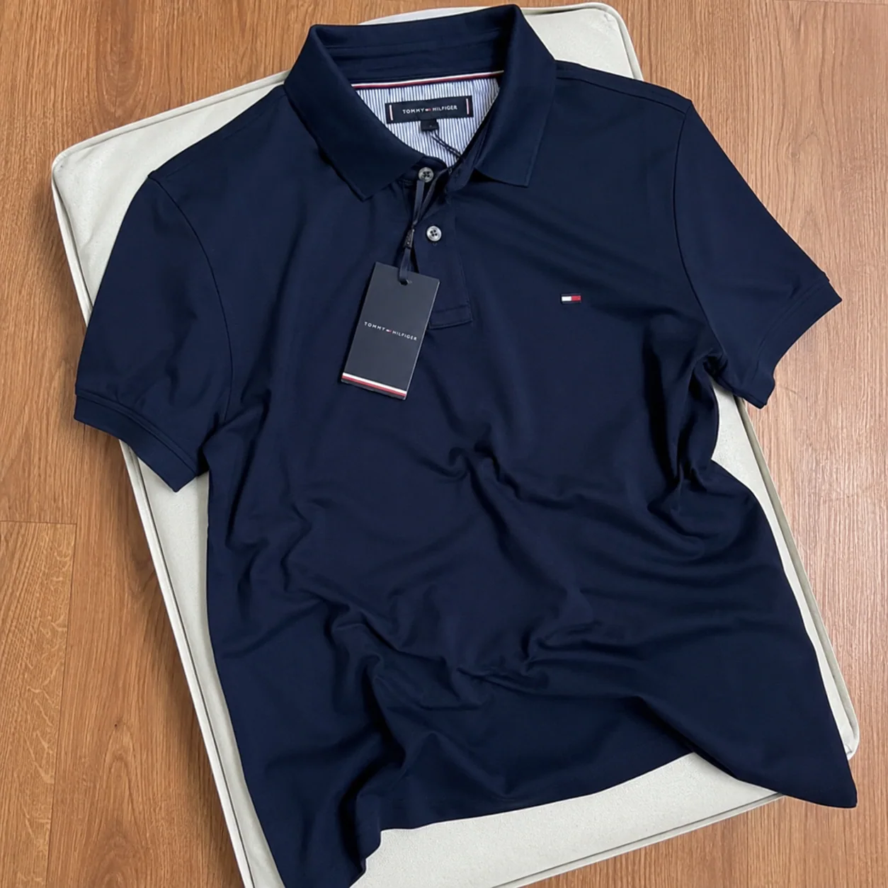 Áo Polo Tommy Hilfiger Classic Flag Regular Fit – Hàng Hãng Xuất Dư, Full Tem Tag Code